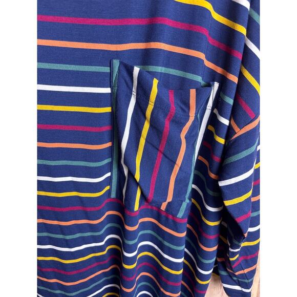 Natural Reflections Stretchy Striped Tshirt Top Women's Size XL New - Picture 2 of 5